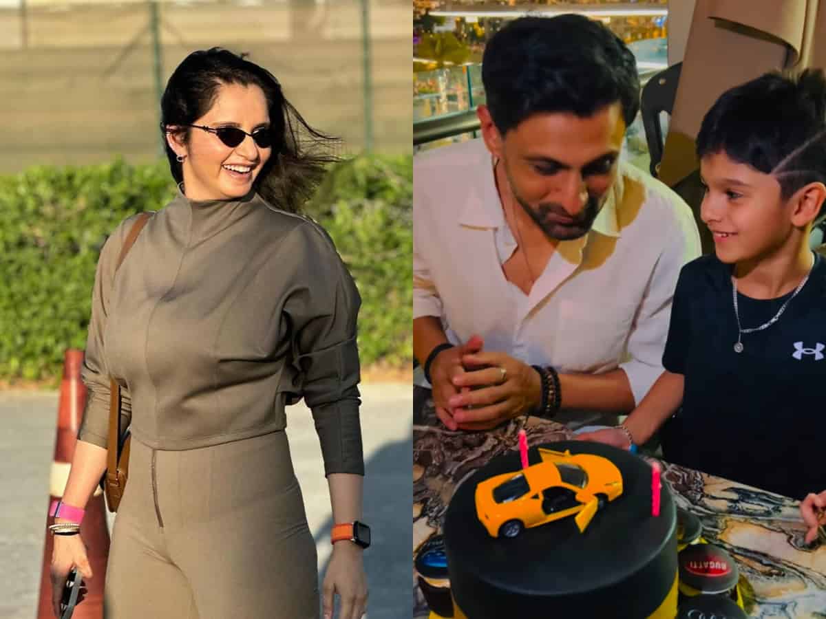 Shoaib Malik throws lavish party for Izhaan, Sania Mirza avoids