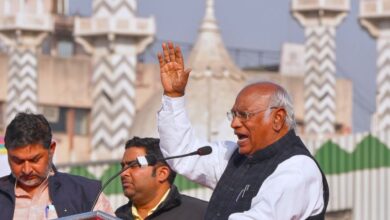 AICC President Mallikarjun Kharge Speaking at Samvidhan Bachao maha rally at Ramleela Maidan in Delhi