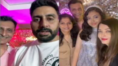 Viral video confirms Abhishek Bachchan’s presence at daughter Aaradhya’s birthday celebrations