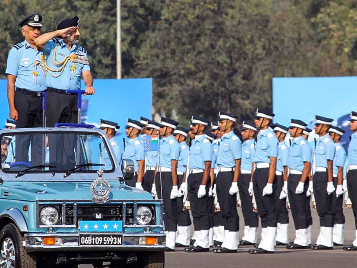 Air Chief Marshal AP Singh, CAS reviews the CGP