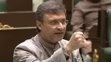 AIMIM floor leader Akbaruddin Owaisi criticises BRS for creating ruckus in the assembly on Friday, December 20.