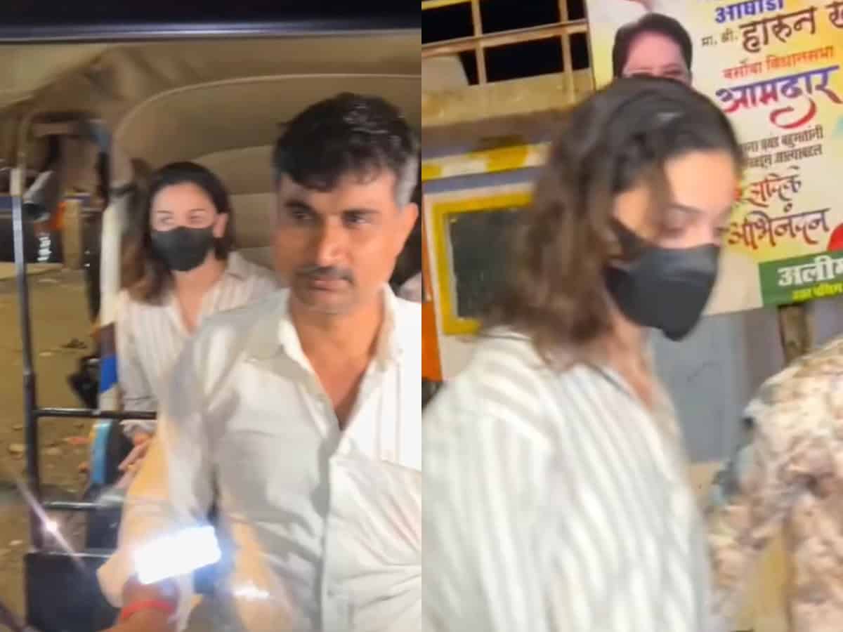 Alia Bhatt trades her swanky drive for a quick autorickshaw ride