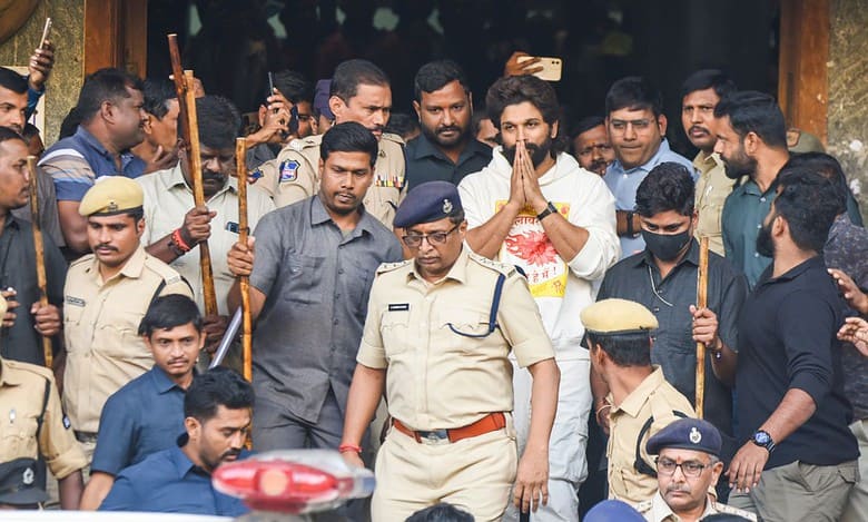 Allu Arjun to spend Friday night inside Chanchalguda jail.