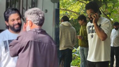 Visuals from Allu Arjun's Jubilee Hills home: Telugu actors meet AA