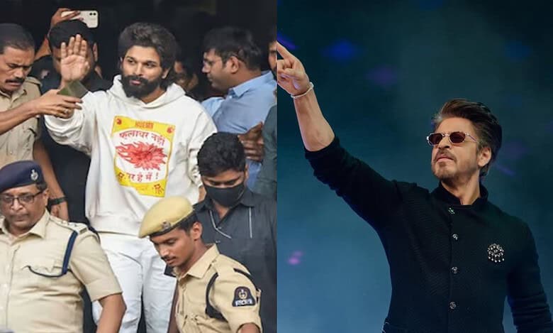 Allu Arjun's arrest: Shah Rukh Khan's name dragged in Nampally court