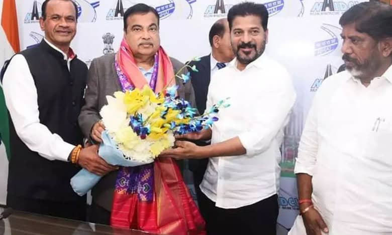 CM Revanth urges Nitin Gadkari to sanction 4-lane elevated corridor passing through the Nallamala forests.