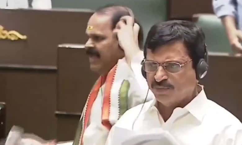 Congress MLA accused of showing shoe to BRS legislator in Telangana Assembly
