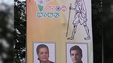 Congress Posters in Belagavi of Karnataka