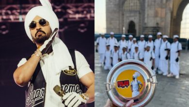 Mumbai’s iconic dabbawalas welcome Diljit Dosanjh with a heartfelt gesture