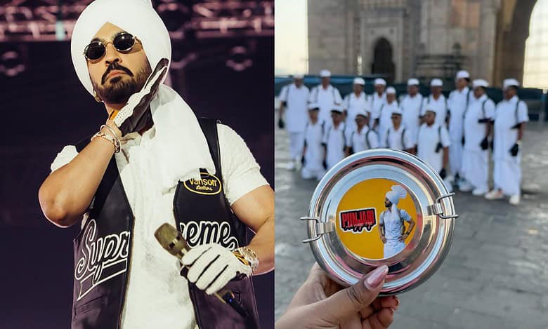 Mumbai’s iconic dabbawalas welcome Diljit Dosanjh with a heartfelt gesture