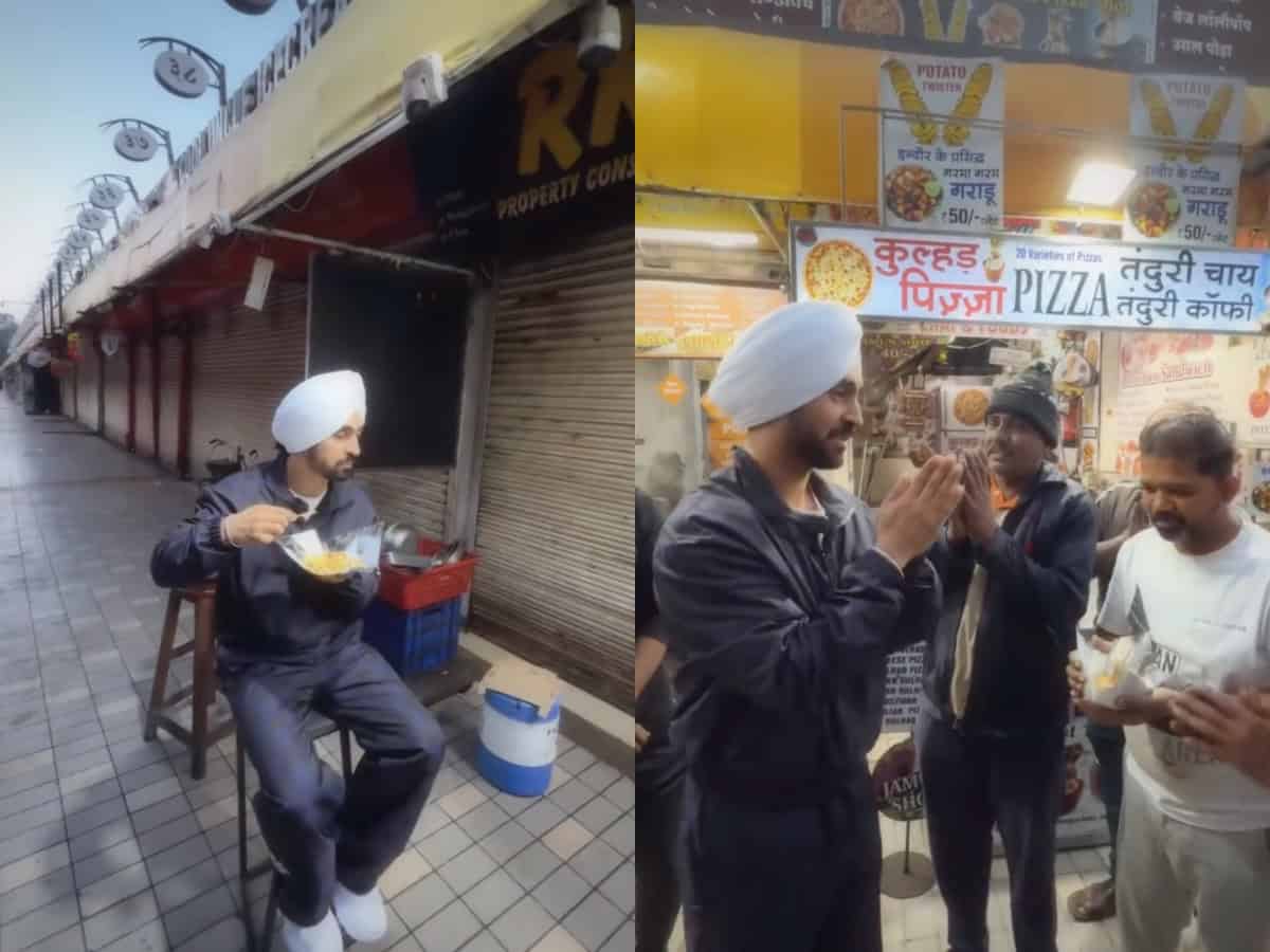 Diljit Dosanjh enjoys Indori Poha, advises followers to wake up early and cycle