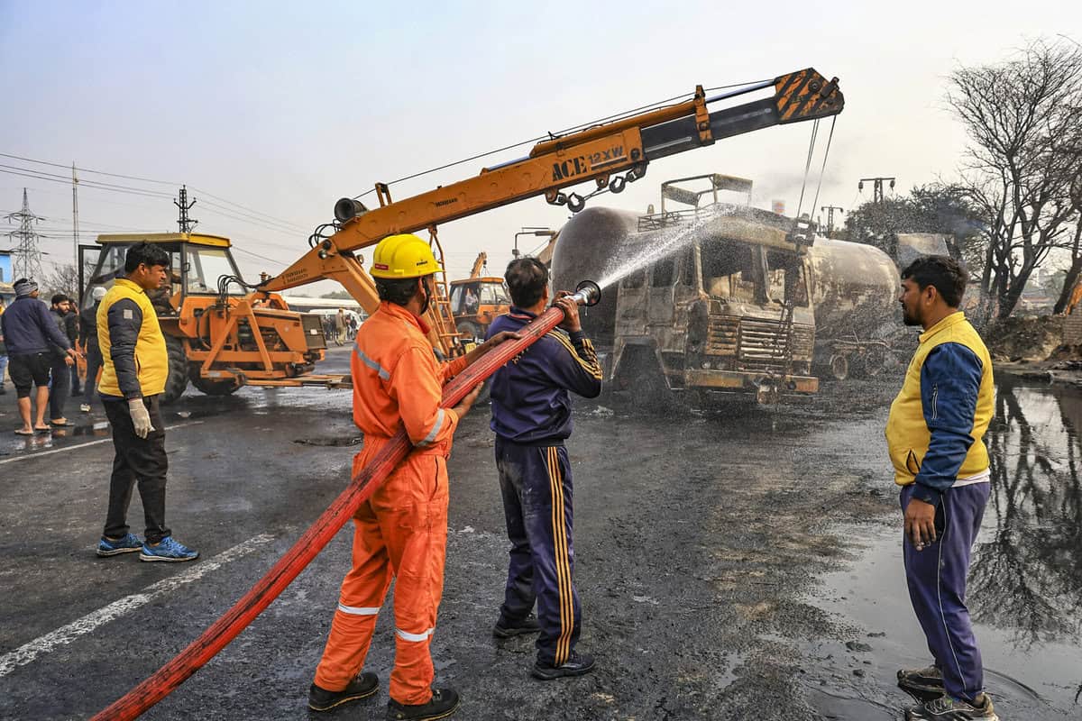 Fire accident in Jaipur