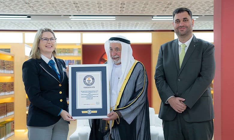 UAE sets Guinness World Records for world's largest Arabic language dictionary