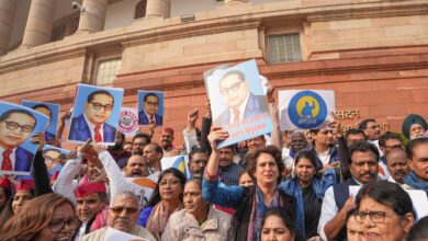 INDIA bloc protest over Ambedkar issue