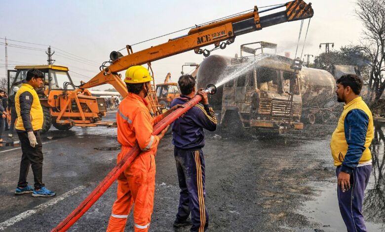 Death toll in Jaipur LPG tanker crash rises to 14