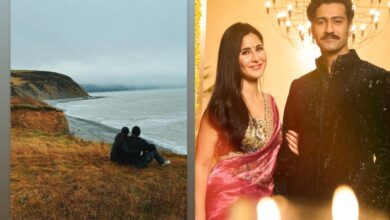 Katrina Kaif-Vicky Kaushal pause to spend quality time by sea