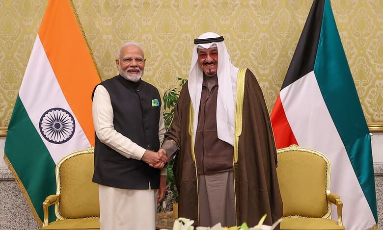 Kuwait PM and PM Modi