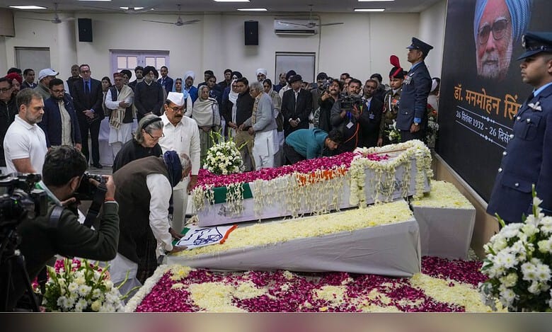Manmohan Singh's final journey begins from AICC headquarters