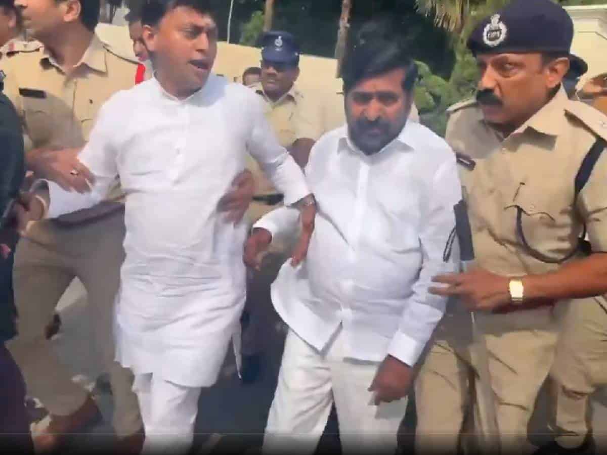 After Harish Rao, two other BRS leaders arrested in Hyderabad