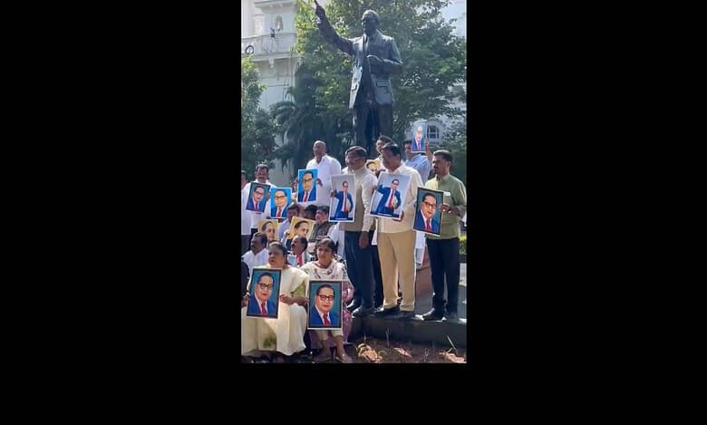 Telangana Congress MLAs protest in Assembly, demand Amit Shah's removal