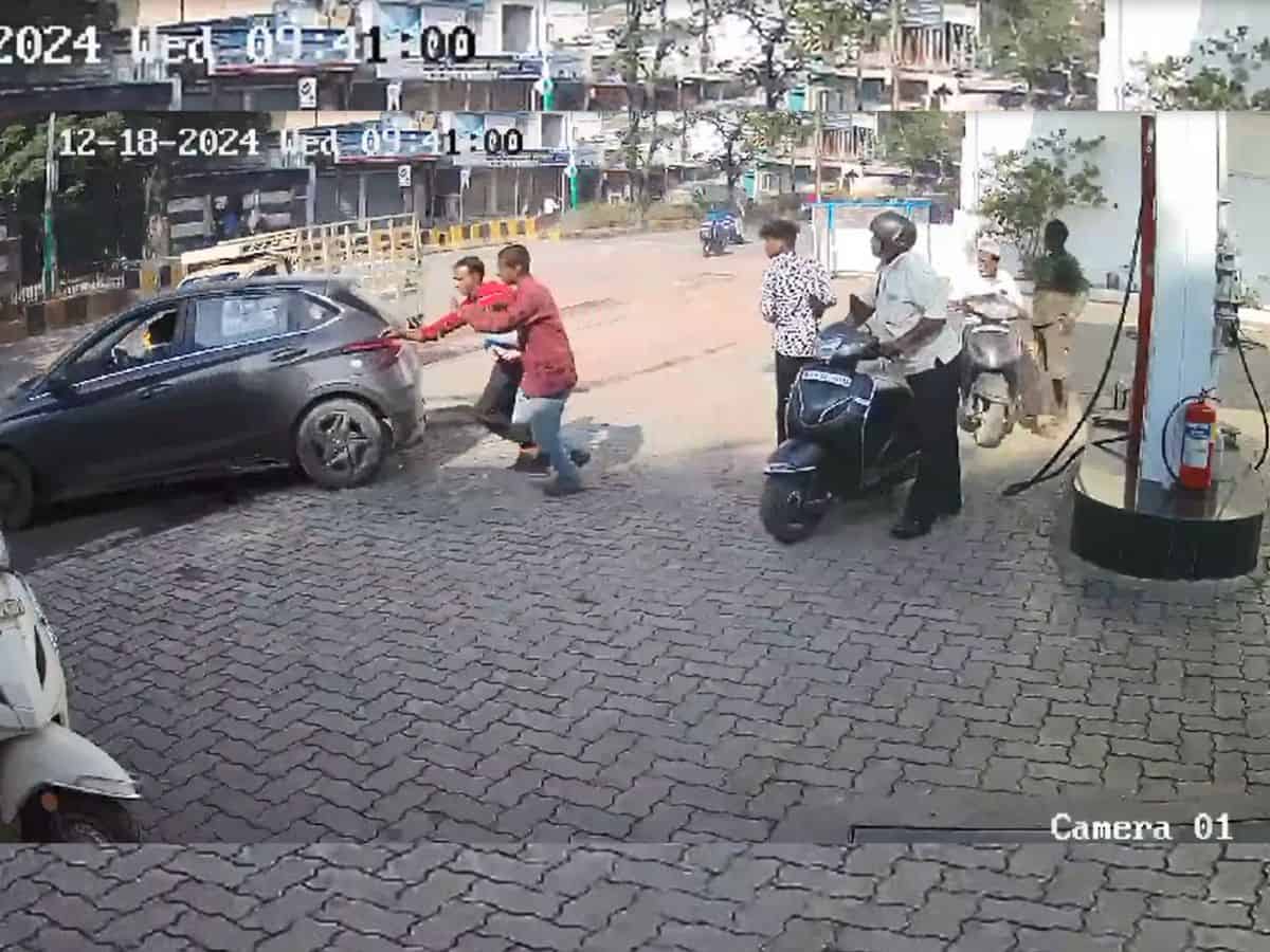 Petrol pump worker dragged over payment dispute in Hyderabad
