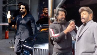 'You are not allowed on my sets' Balakrishna stops Ram Charan, video viral