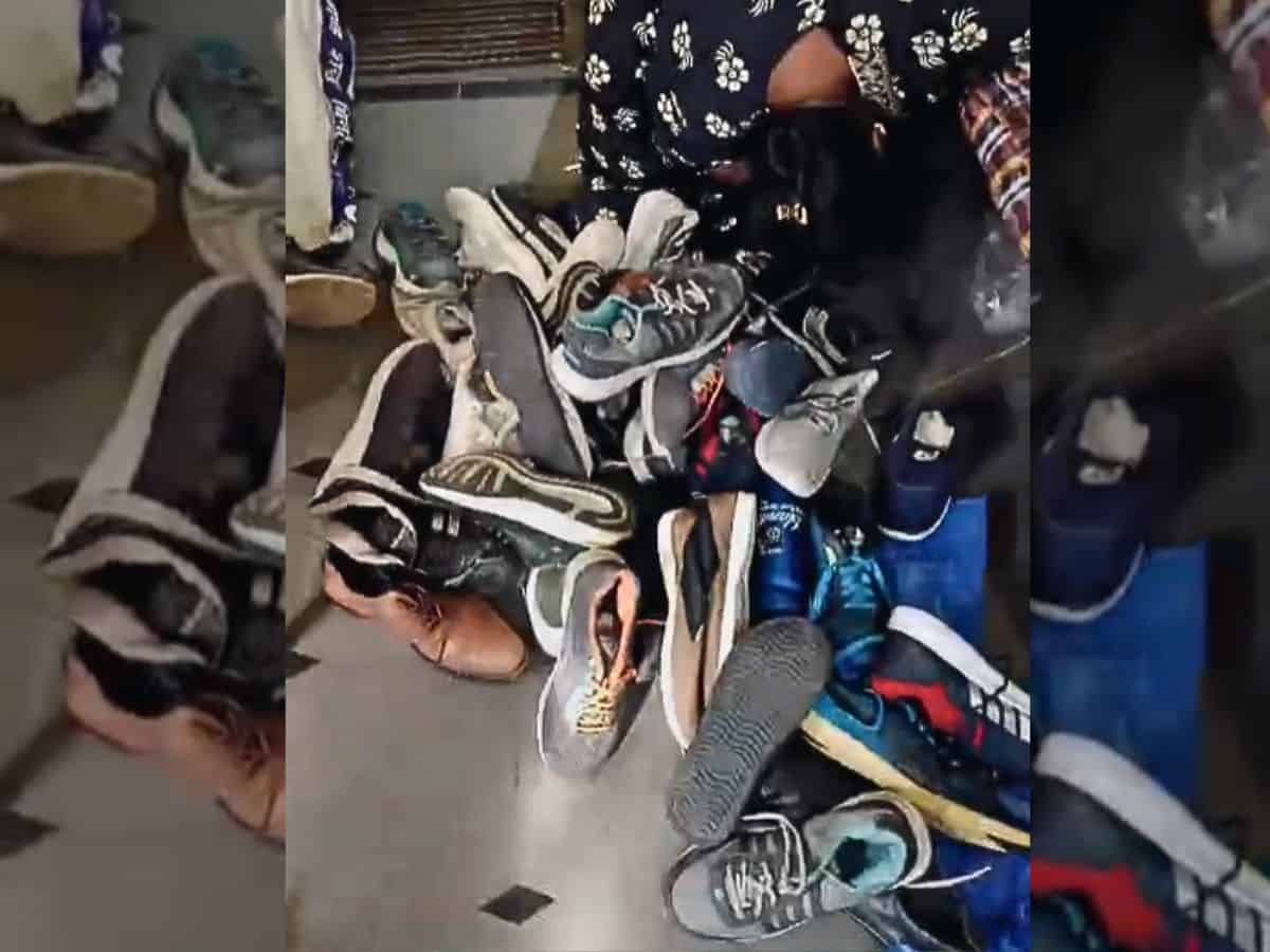 shoe theft in Hyderabad