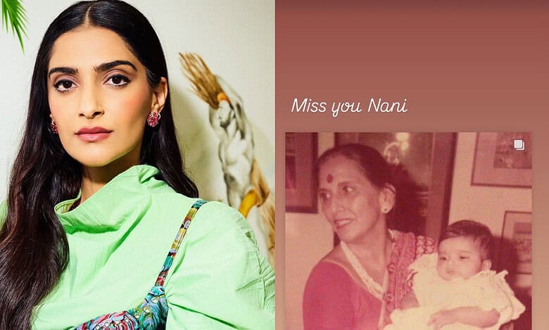 Sonam Kapoor cherishes old memories with her Nani in a rare throwback pic