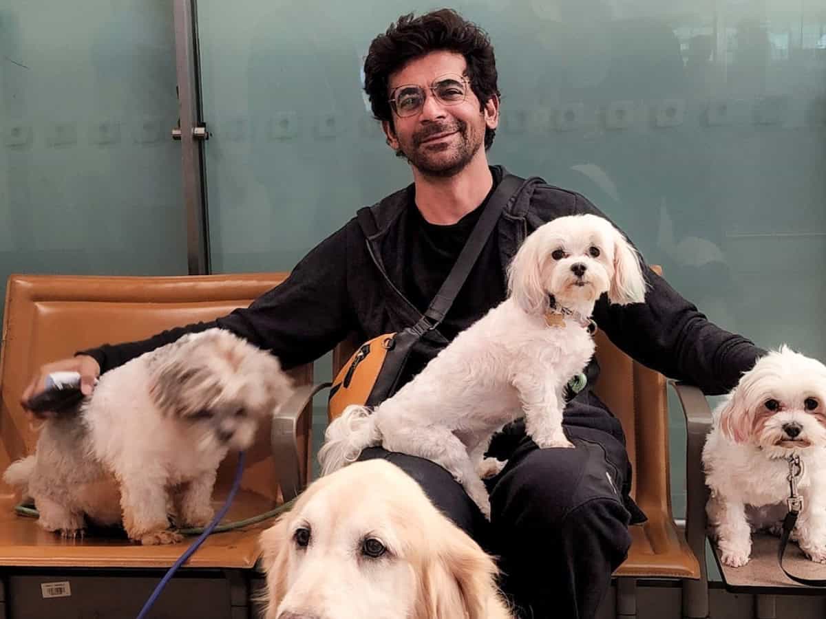 Sunil Grover’s ‘kaarvaan’ with his furry friends