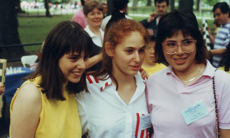Susan Polgar, Sofia Polgar, and Judit Polga