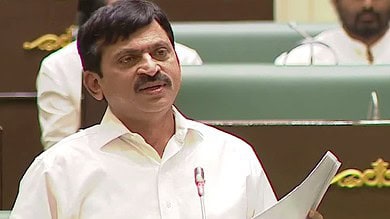 Revenue minister Ponguleti Srinivas Reddy tables The Telangana Bhu Bharathi (Record of Rights in Land) Bill 2024 in the assembly.