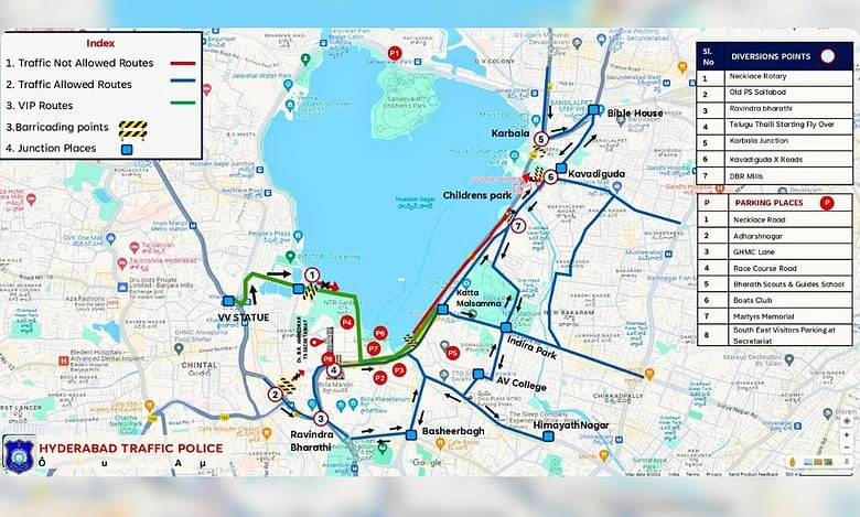 Traffic advisory issued for December 8 in view of IAF Hyderabad Airshow
