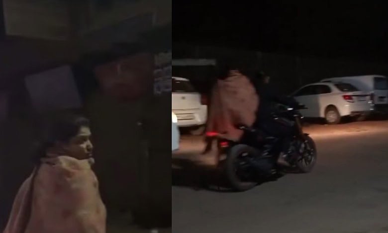 Video: Bengaluru techie’s in-laws caught ‘fleeing’ on motorcycle after FIR