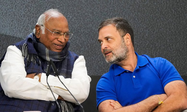 Rahul Gandhi Mallikarjun Kharge