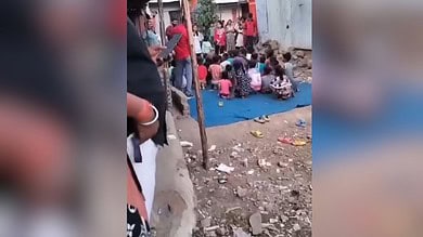 Video: Hindutva workers stop Christmas celebration in Mumbai, chant Jai Shri Ram