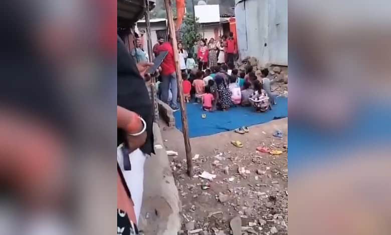Video: Hindutva workers stop Christmas celebration in Mumbai, chant Jai Shri Ram