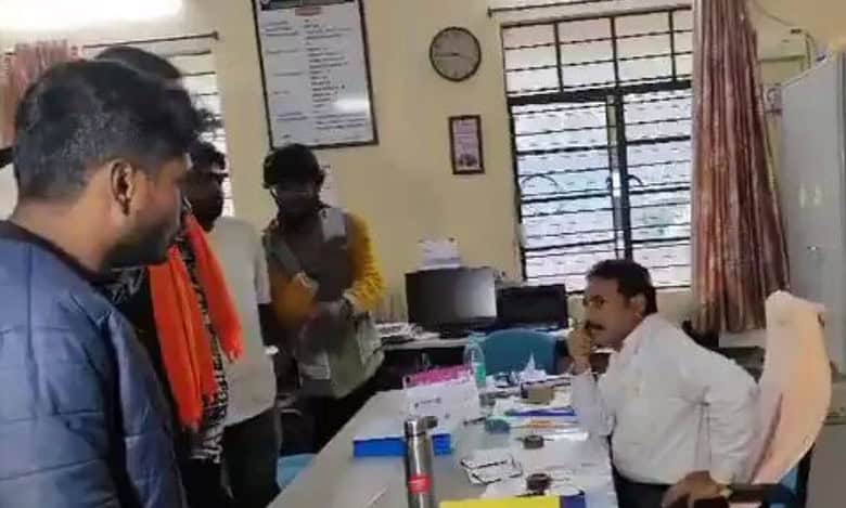 dalit professor attacked