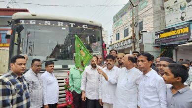 bus service at Teegalkunta