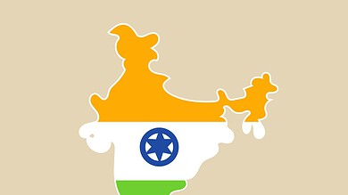 A picture of India map and 2025 written in black color on the bottom eight side of the image