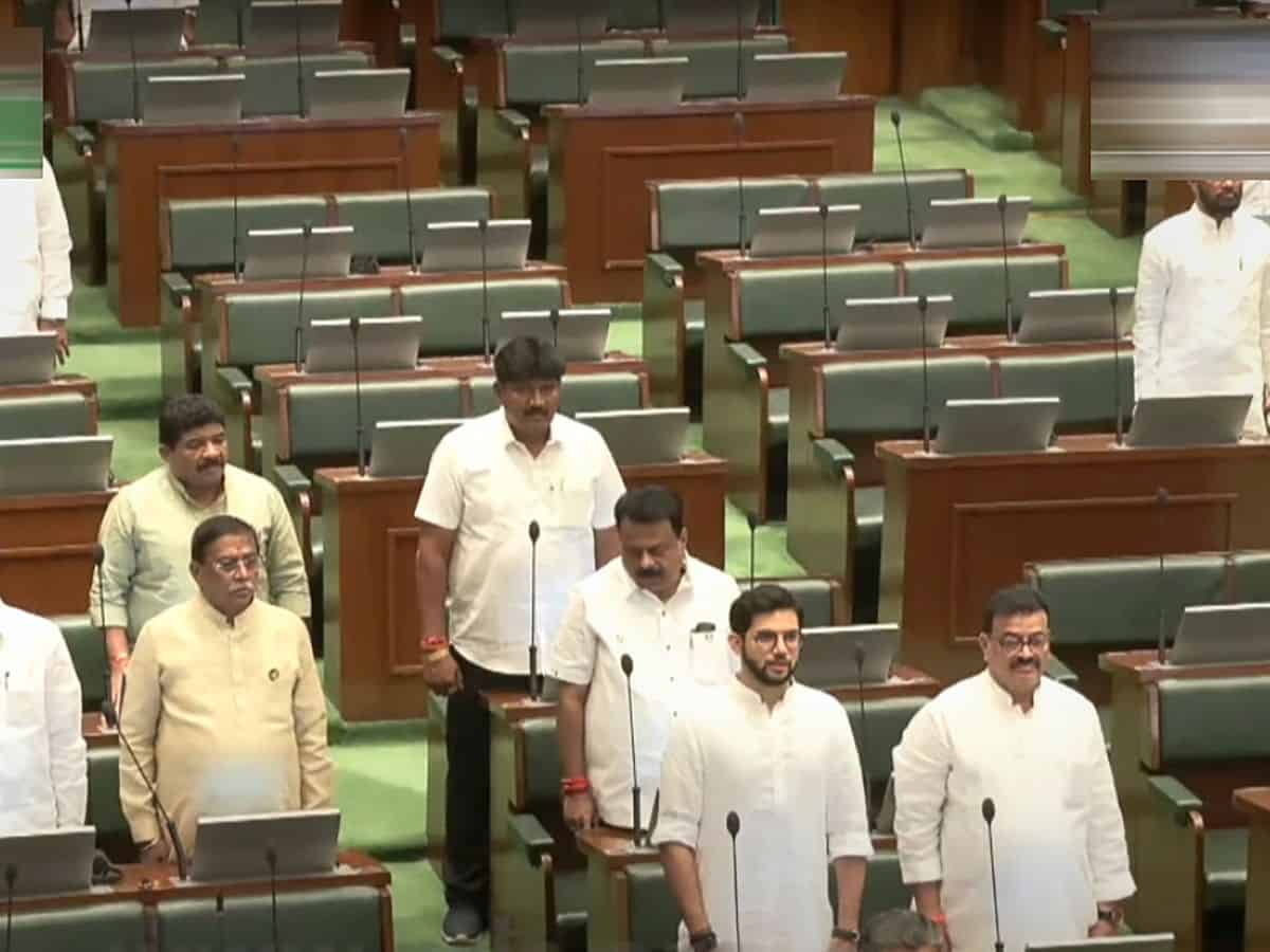 VIDEO GRAB VIA Maharashtra Assembly
