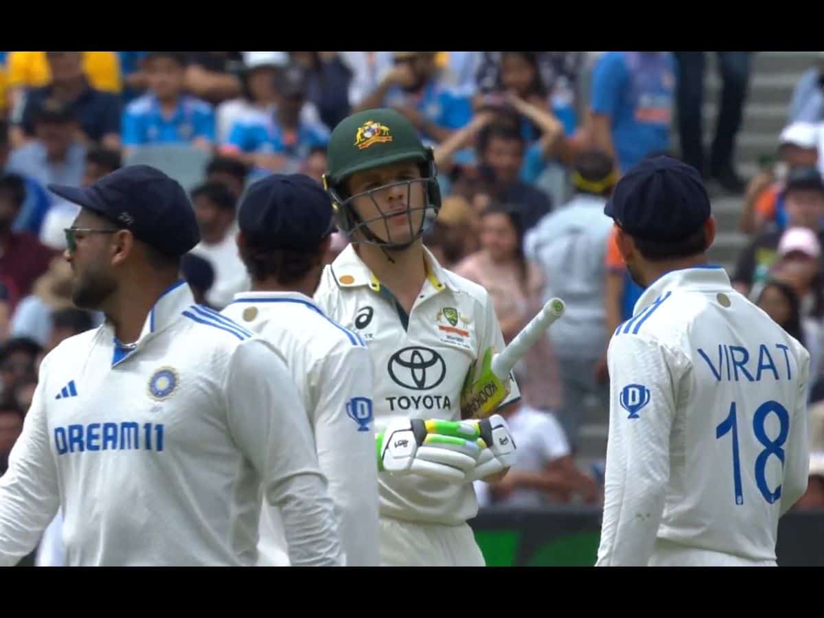 Virat Kohli, Sam Konstas involved in mid-pitch altercation