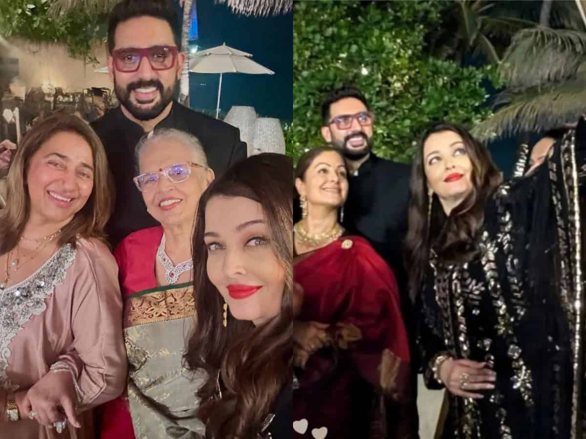 Aishwarya Rai, Abhishek Bachchan spotted together after longtime