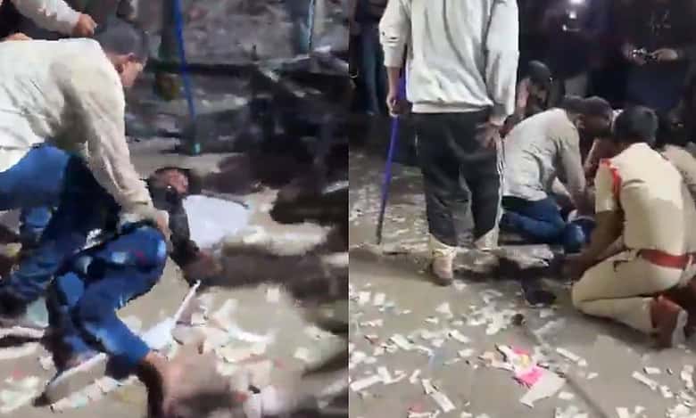 Video: Boy collapses during Pushpa 2 premiere stampede in Hyderabad