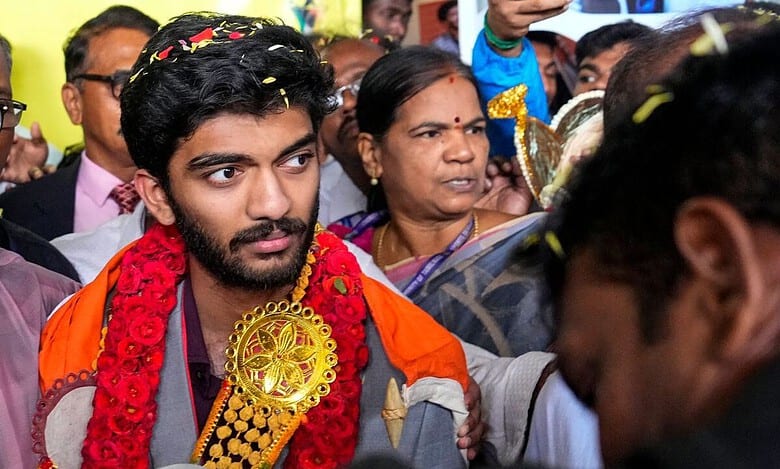 World chess champion lands in Chennai