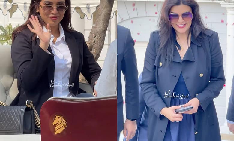 Bollywood stars arrive at Taj Falaknuma Palace, what's cooking?