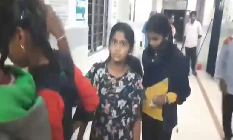 Video: Students suffer food poisoning in Telangana's Nirmal