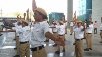 Transgenders recruited as traffic police assistants perform traffic drill at the Integrated Command Control Centre (ICCC) on Sunday.