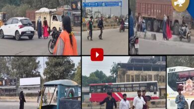 Urgent need for foot over bridge near Zoo Park in Hyderabad