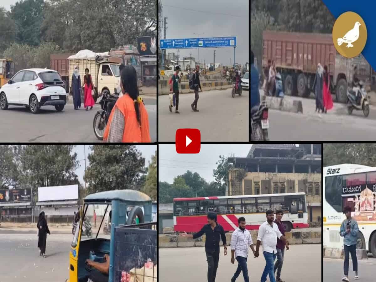 Urgent need for foot over bridge near Zoo Park in Hyderabad