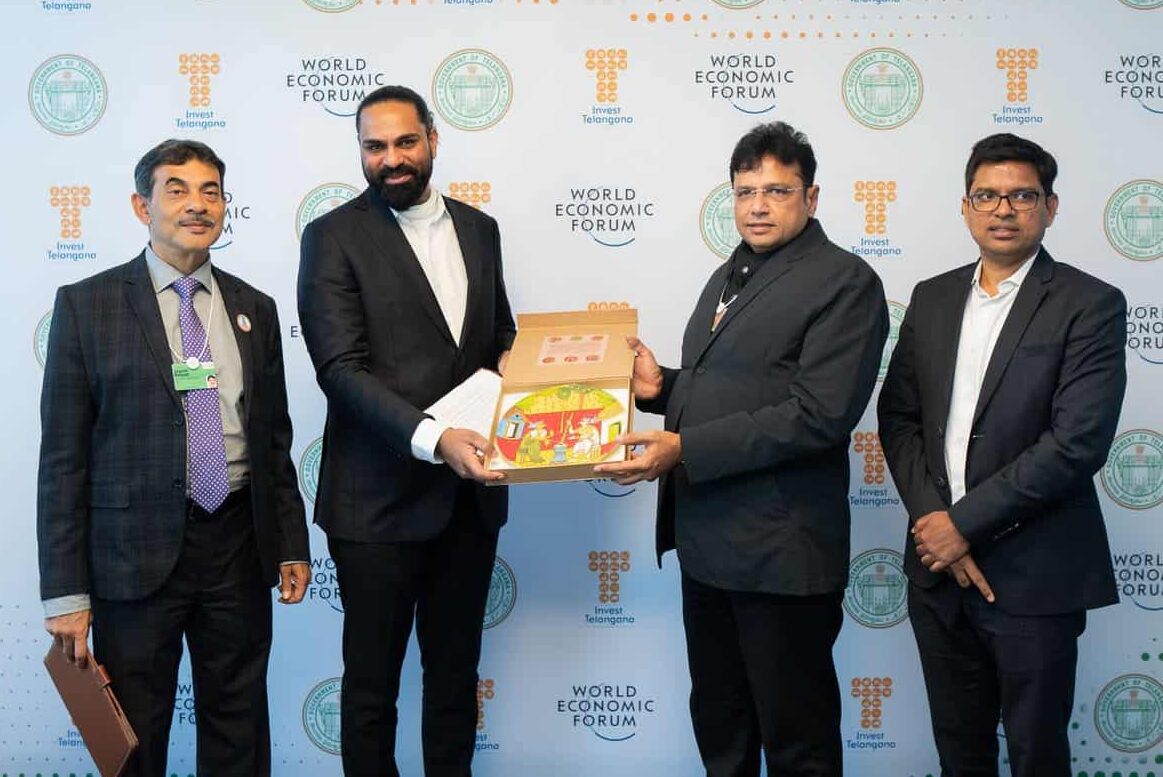 Jobs in Telangana photo from Davos World Economic Forum